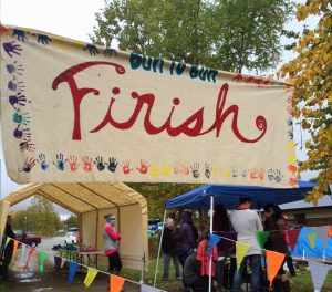 Bun2Bun finish line.  Photo:  Katie Writer - KTNA