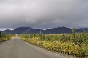 Rainbow over the Denali Highway. Photo by Melissa Osborn, ADOT&PF
