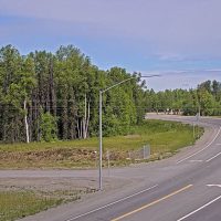 Intersection of the Talkeetna Spur Road and Parks Highway