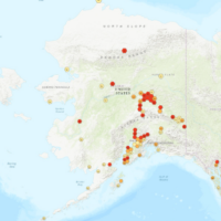 Alaska Radon Interactive Map available at https://dggs.alaska.gov/hazards/radon.html accessed January 2026.